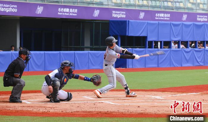 杭州亚运会棒球测试赛两岸青年激烈角逐预热赛